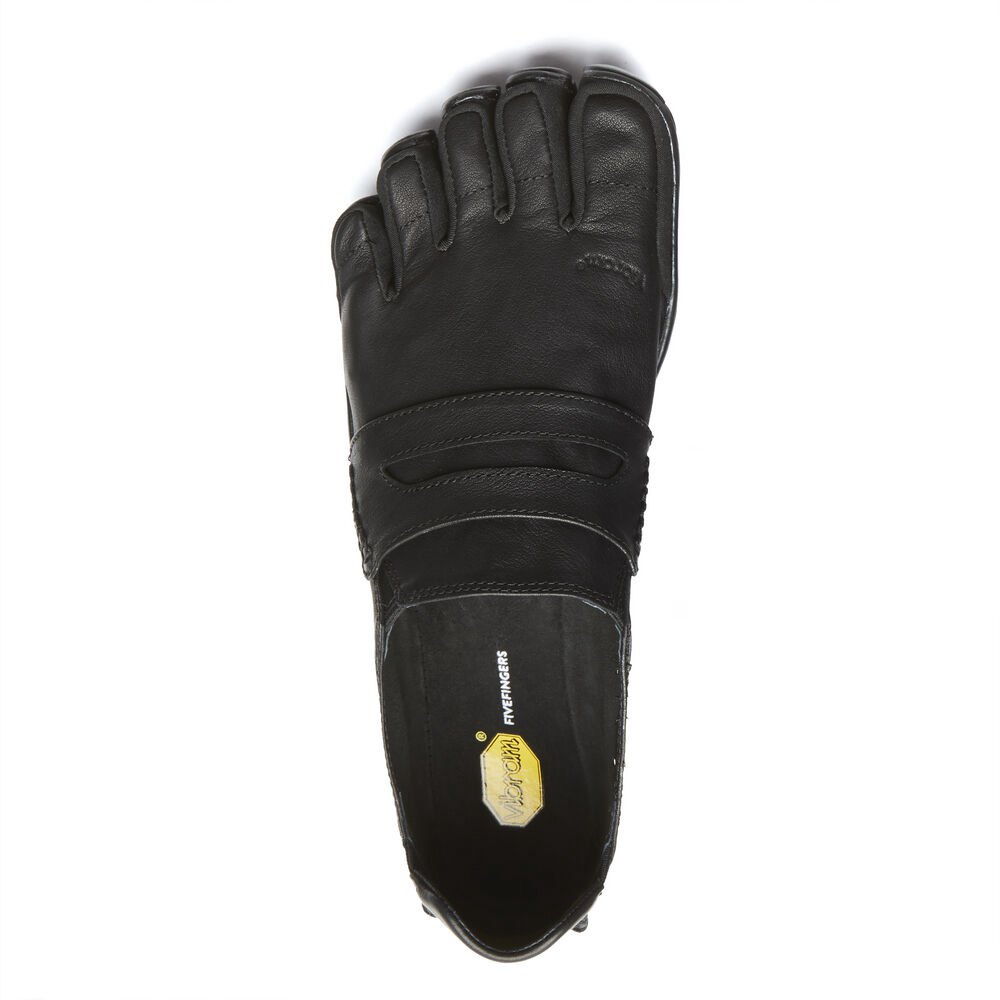 Vibram FiveFingers Heren Cvt-Leather - Barefoot Schoenen Zwart - 127089GCD